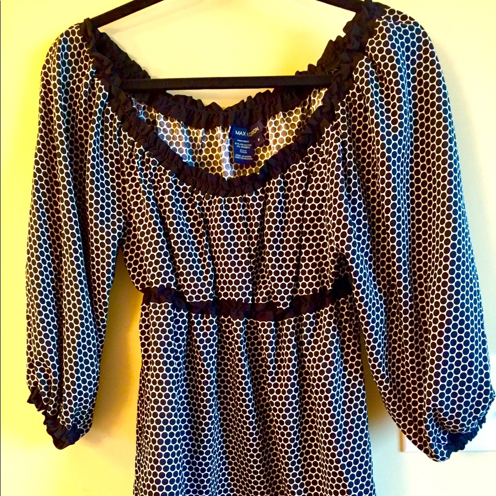 Max Edition black and white top